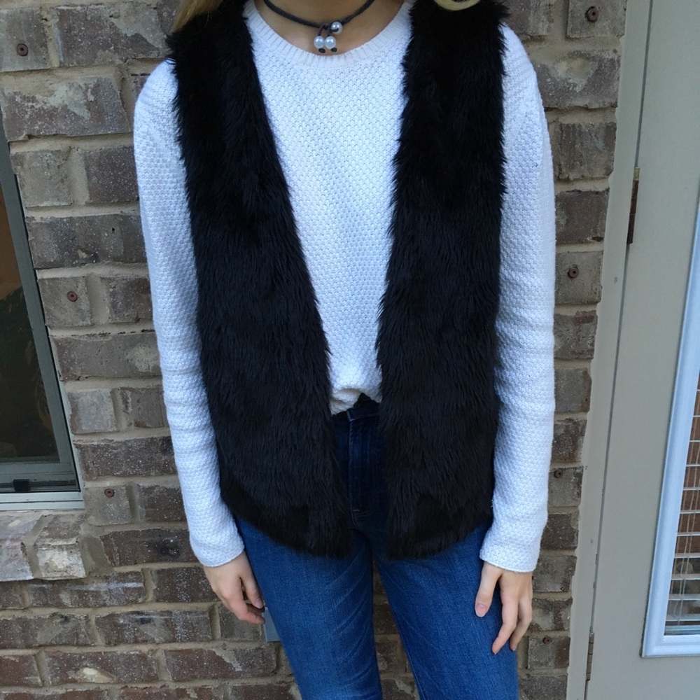 Ya Los Angeles Faux Fur Vest